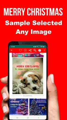 Christmas & New Year Cards android App screenshot 2